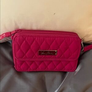 Vera Bradley Pink Quilted Wristlet